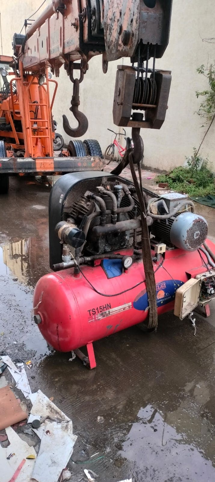 15 HP Elgi Reciprocating Air Compressor — photo 1 of 1